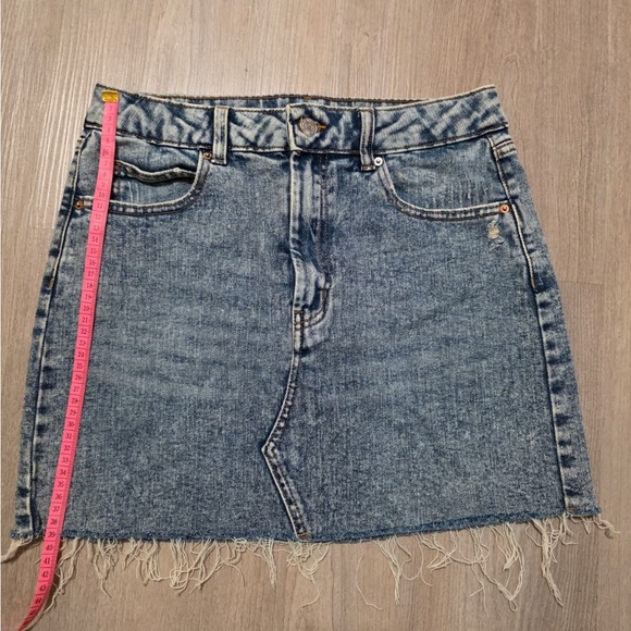Wild Fable Blue Frayed Mini Skirt - Picture 5 of 8